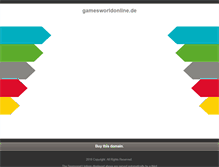 Tablet Screenshot of gamesworldonline.de